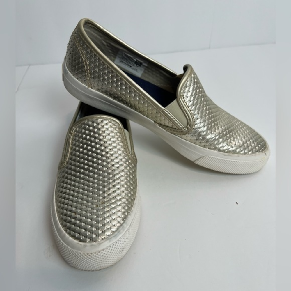 Sperry Slip On sneakers shoes Gymshoes‎ Gold Size 7